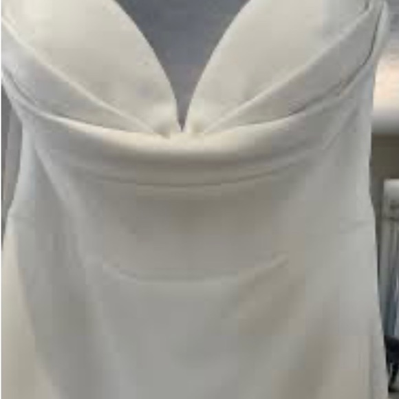 Elegant white long dress - Picture 3 of 4